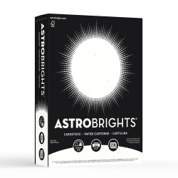 Neenah Paper Astrobrights 65 lb. Cardstock Paper 8.5" x 11" Stardust White 250