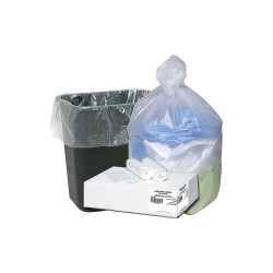 Webster Ultra Plus 7-10 Gallon Trash Bags Natural 1 435562