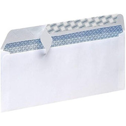 tions Tear-Resistant Privacy-Tinted #10 Business Envelopes White